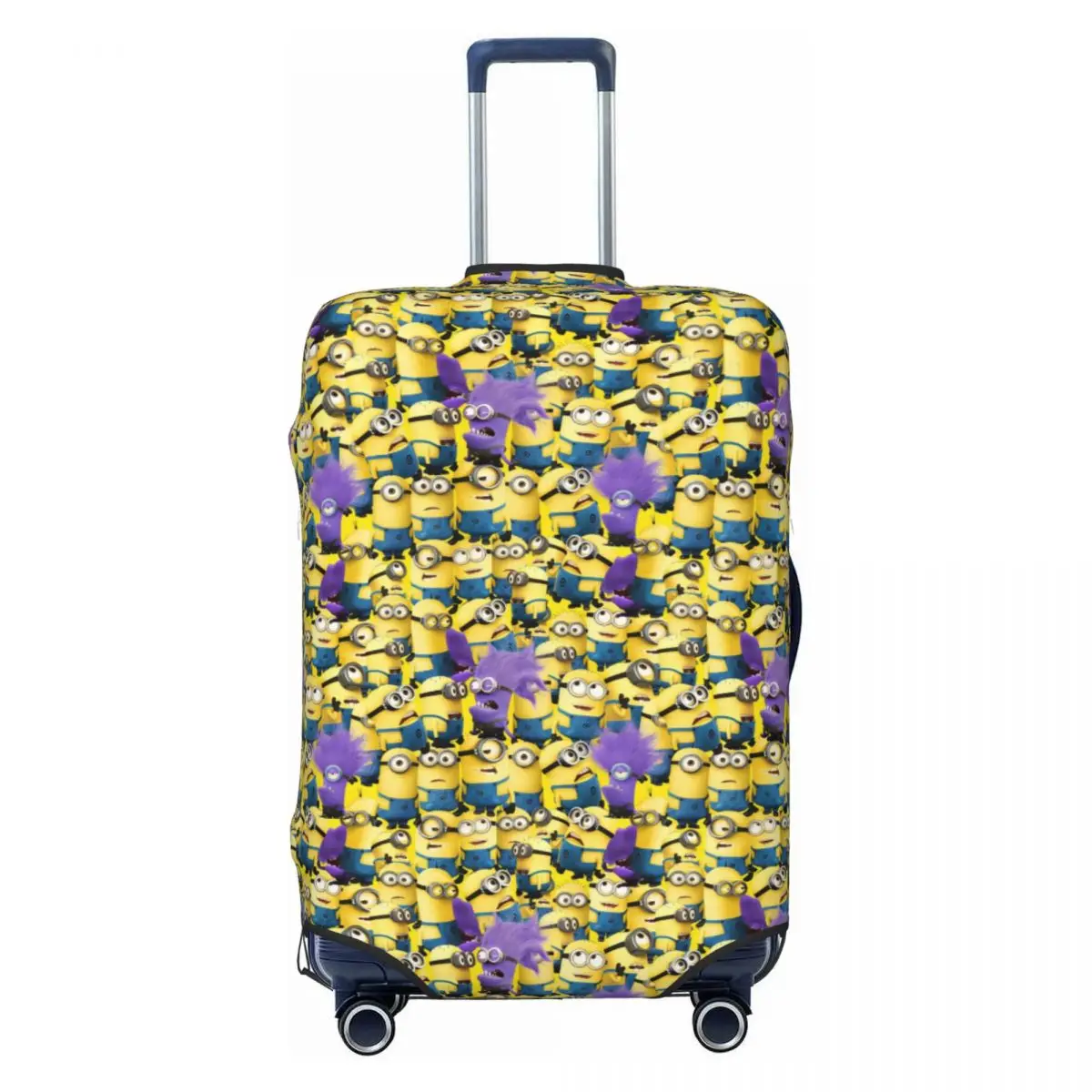 

Custom Fashion Comic Yellow Man Animes Luggage Cover Protector Dust Proof Travel Suitcase Covers