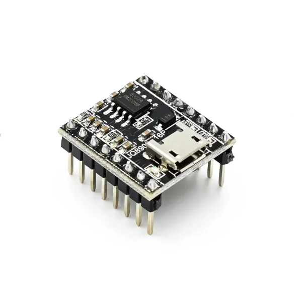 JQ8900-16P Voice Announcement Music Intelligent Voice Announcement USB Serial MP3 Recognition Module
