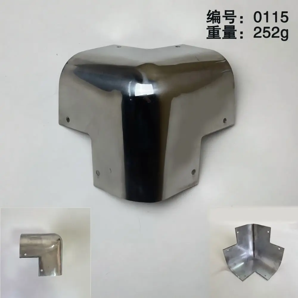 Reliable Stainless Steel Corner Guard For Refrigerated Truck Trailer Box Body Three Way Protective Support Bracket Accessory
