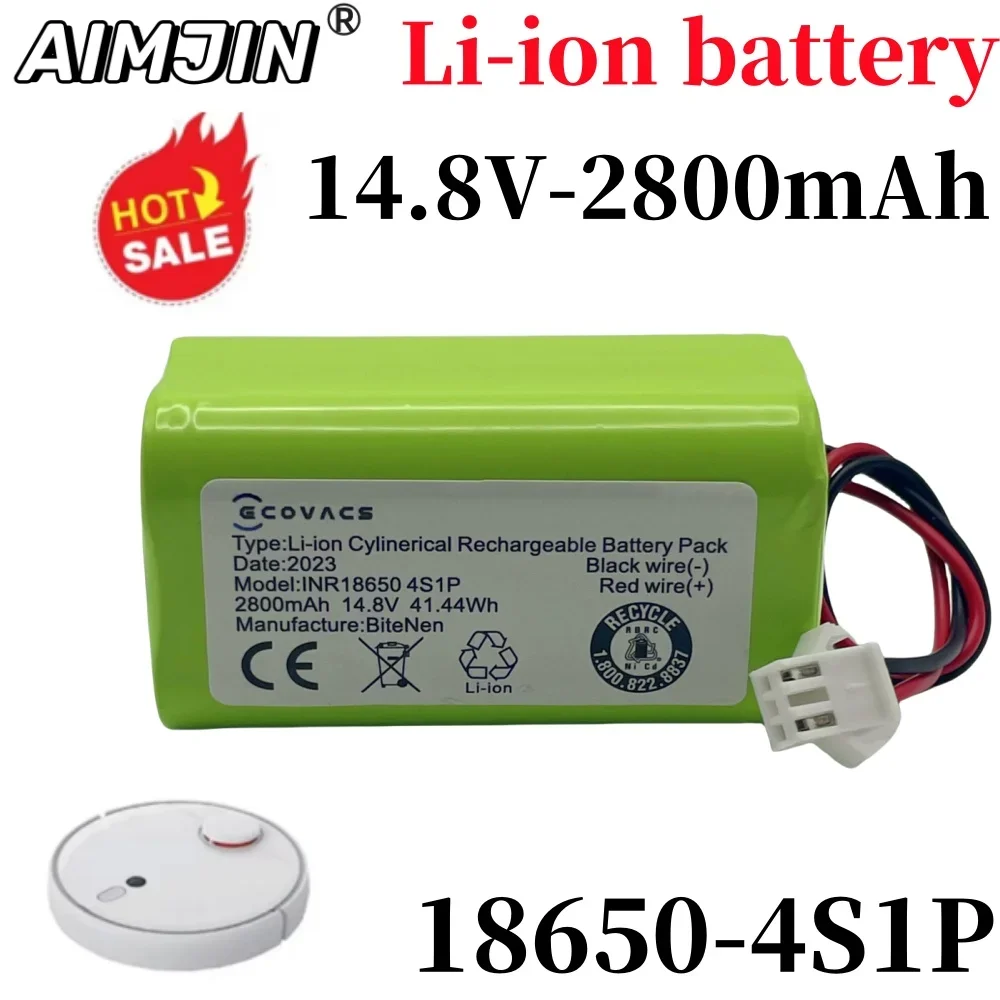 

4S1P 14.8V 2800mAh Battery For eufy RoboVac 15C 15T 25C 30 30C 35C MAX G10 G15 G20 G30 Hybrid Edge Robot Vacuum Cleaner Parts