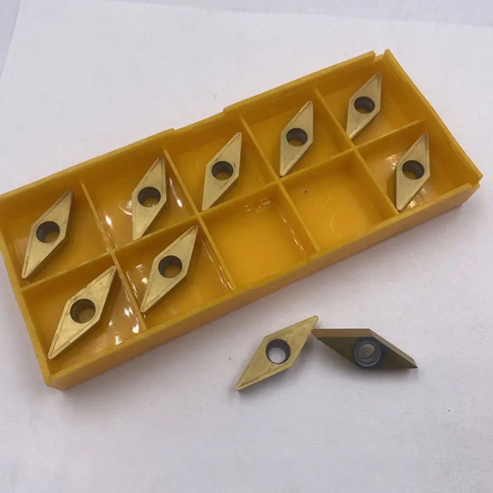 Carbide Turning Inserts VCMT160408 VCMT160404 For CNC Lathe Tooling Industrial Metalworking Blade Durable Cutting Piece