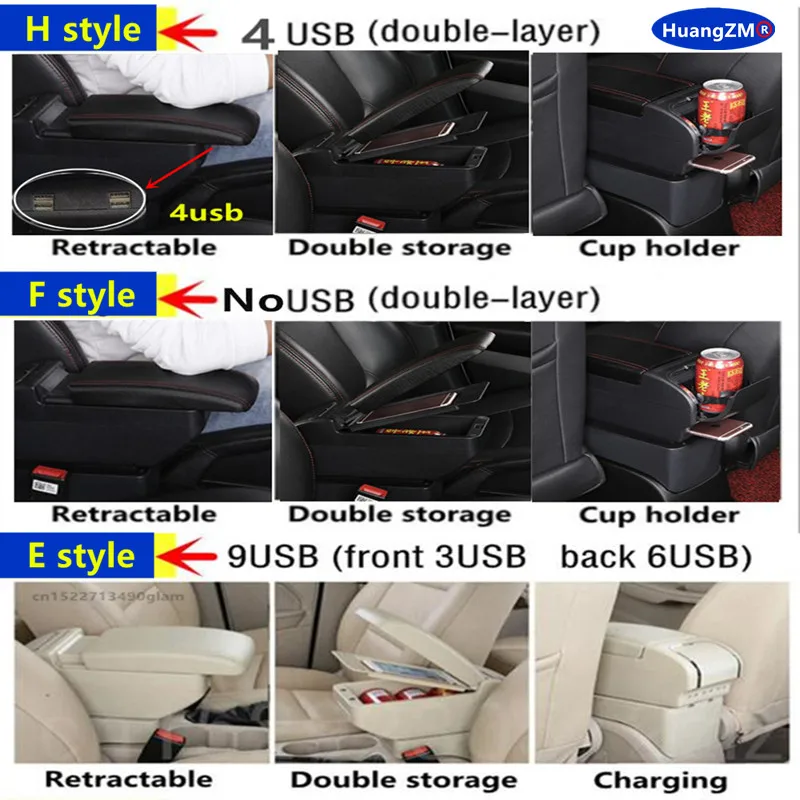 Für Hyundai Accent Armlehnenbox für Hyundai Accent Verna Auto-Armlehnenbox Mittelkonsole Aufbewahrungsbox Spezielles Nachrüst-Zubehör – Detail 7