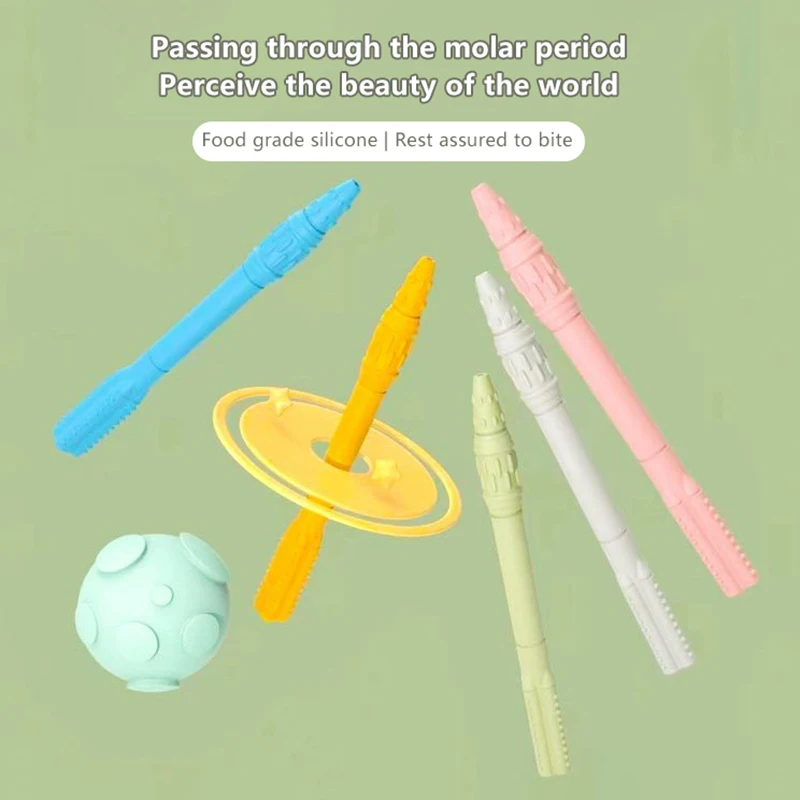 Kid Chewing Tube Speech Therapy Teeth Massager Children Talk Tools For Autism Sensory Speak Oral Muscle Rehabilitation Training