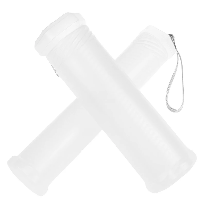 Transparent PP Portable Adjustable Cylinder Pencil Case Pen Holder Student Stationery Organizer image 2