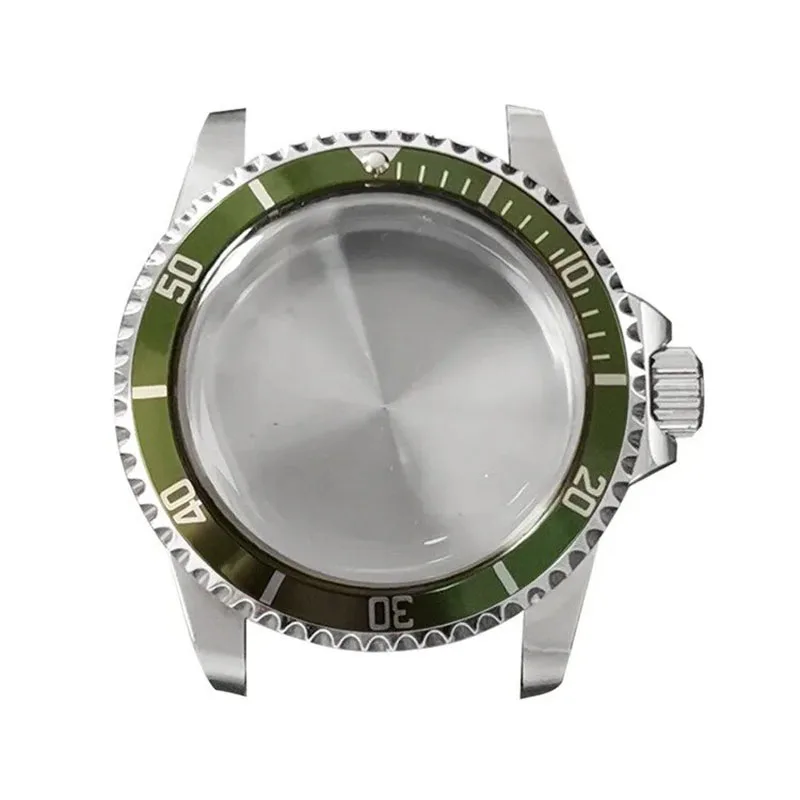 Vintage Watch Case for NH35 NH38 Movement Acrylic Dome Aluminum Bezel  Insert Replacement Watch Parts Retro Modify Accessories