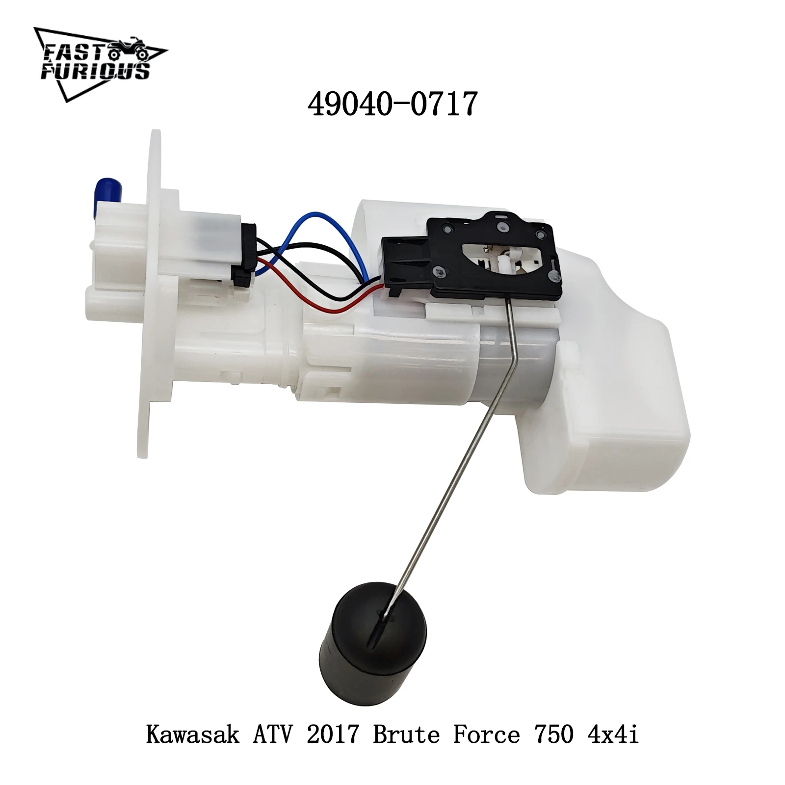 

Fuel pump assembly compatible with 2008-2023 Kawasak Brute Force 750 4x4i EPS KVF750 EFI camouflage ATV. Replaces 49040-0733 a