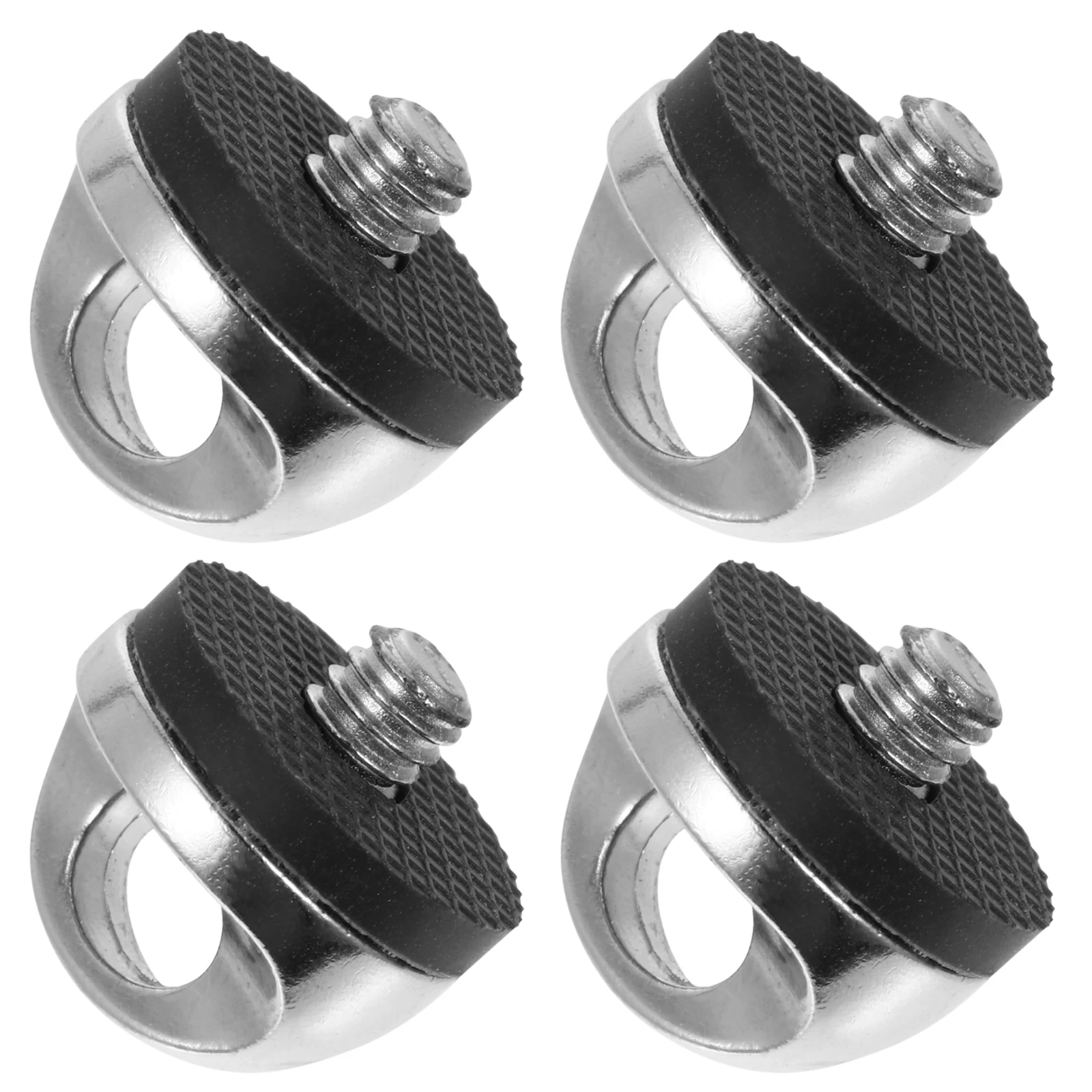 

4pcs 1/4 Inch Camera Neck Strap Screw Zinc Sturdy Screws Washer Silicone Wrist Strap Fixing Holder D Ring