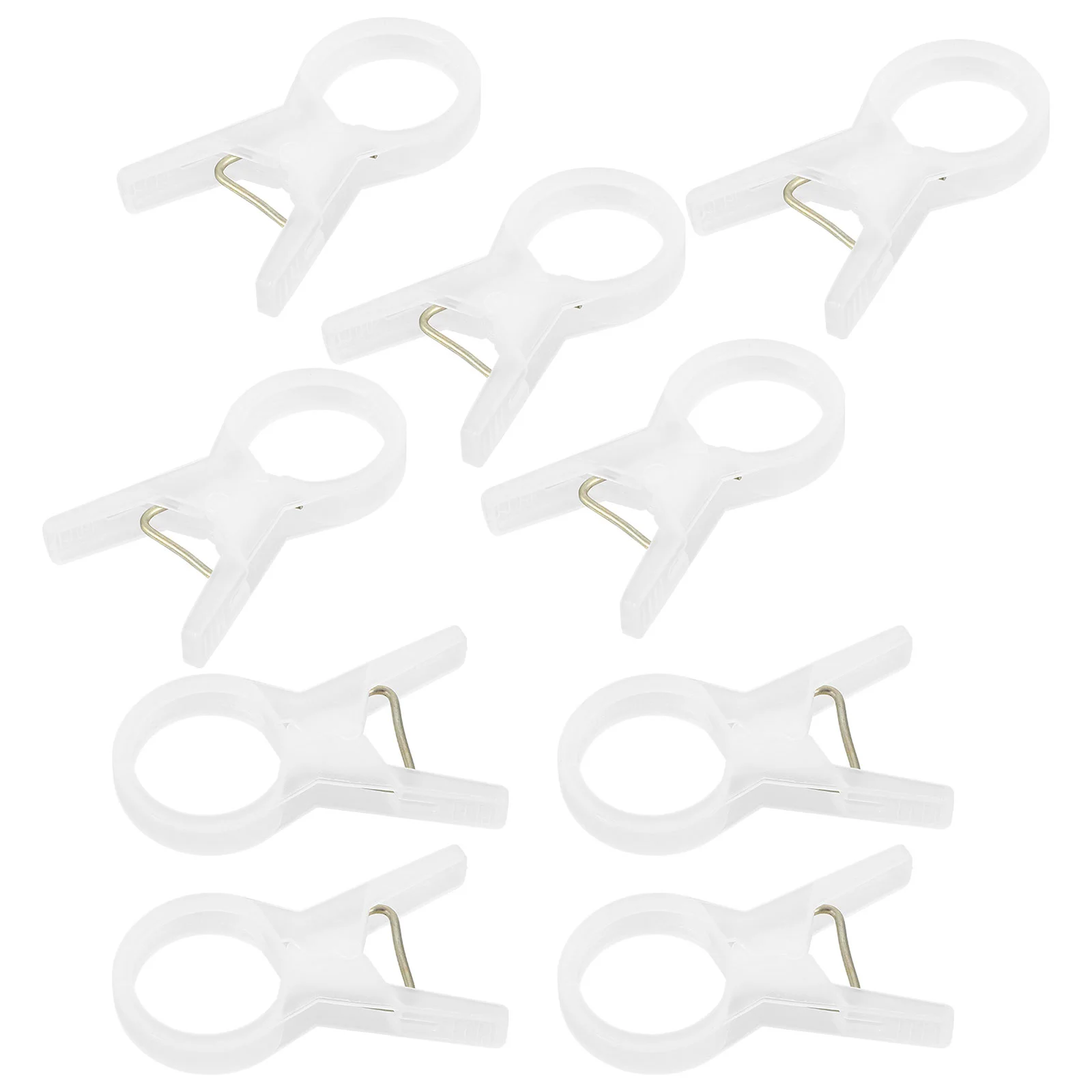 

100 Pcs Agricultural Greenhouse Clip Plant Clips Tomatoe Flower Vine Plastic Clamp Supports Stem for Climbing Plants Clear