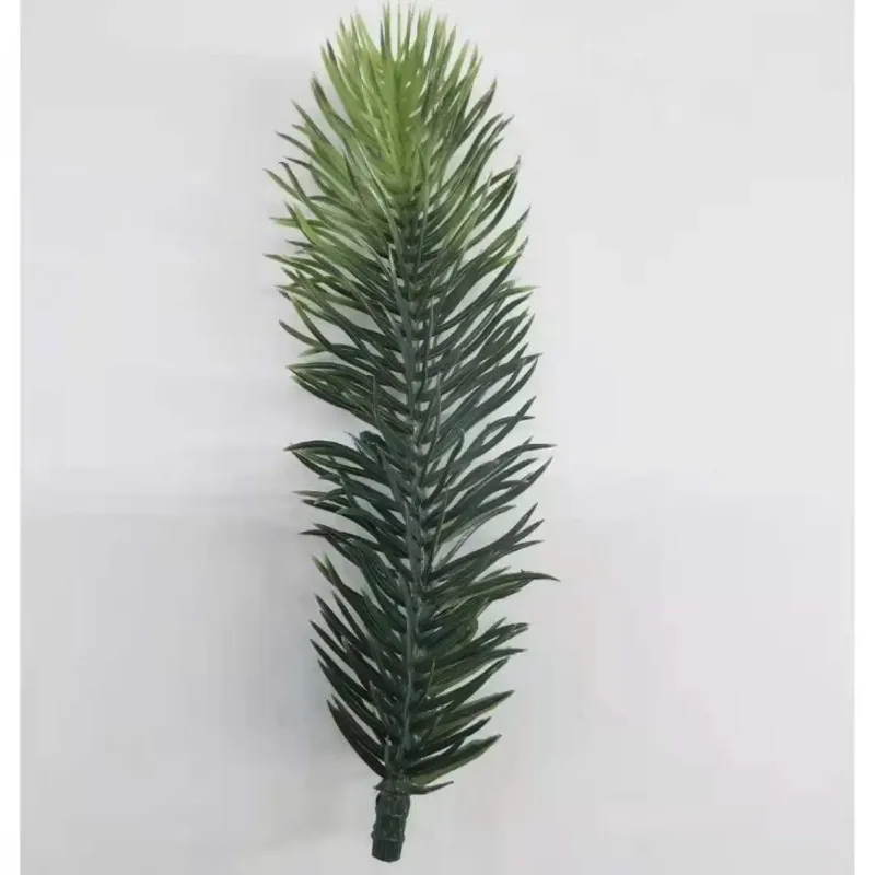 10/20pcs Christmas Tree Pine Branches Artificial Fake Plants Snow Pines Garland for Wreath Party Decor Xmas Gifts Ornament