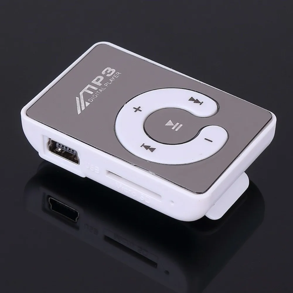 Portable Mini MP3 Player Mirror Card Clip High Quality Music Player Media Playback Digital Music Walkmen Support TF Card