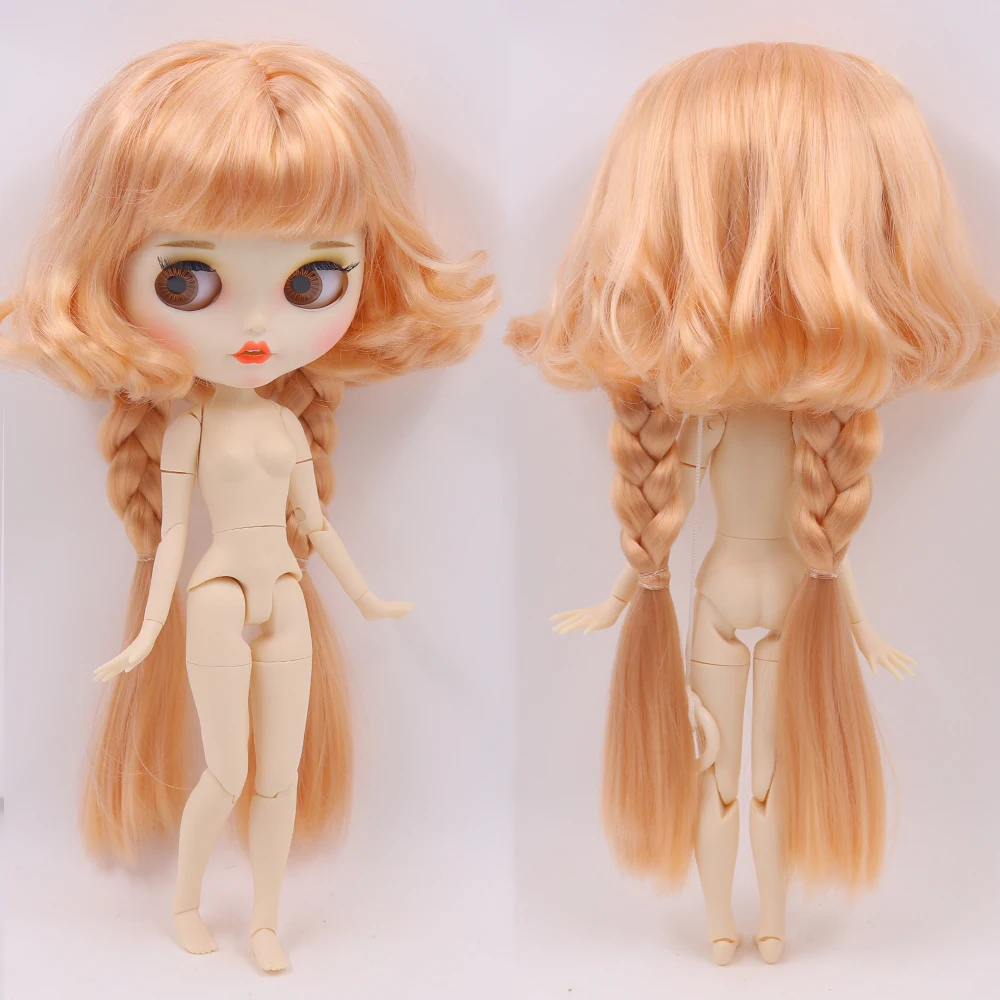 ICY DBS Blyth Doll 1/6 bjd joint body doll White Skin Matte Face Jellyfish Hair Style Including Clothes Shoes Hand 30cm Toy