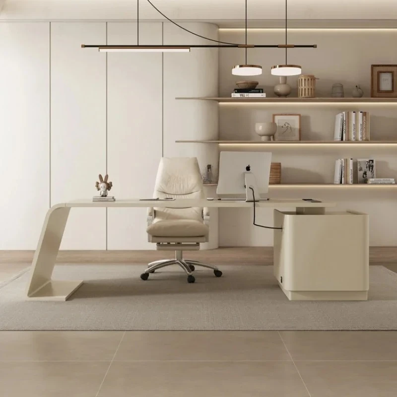 

Французский стол, современный простой письменный стол, гостиная, кабинет, домашний босс, офис, компьютерный стол