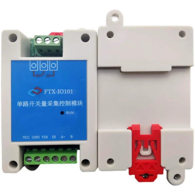 

1-way relay IO module Modbus control remote control switch quantity acquisition RS485 serial port 2-way input and output