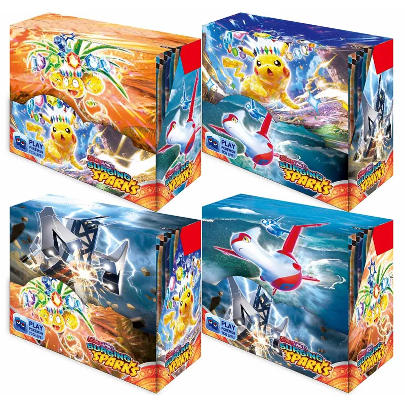 360 Stuks/Set Pokémon Kaarten Briljante Sterren Paldea Evolved Phantasmal FLAMES 151 MEGA EVOLUTION Engelse Booster Battle Transactie - afbeelding 1