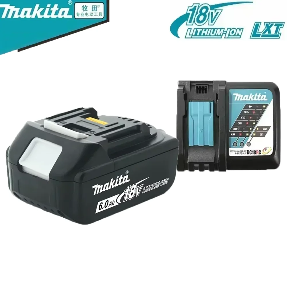 

2024 Genuine Makita18V Rechargeable Battery For Makita BL1850 BL1830 BL1815 BL1860 BL1840LXT400 Replacement Power Tool Battery