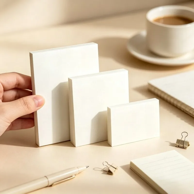 1pc Smooth Self-adhesive Semi-transparent Sticky Notes, Ideal for Book Annotation, Marking Info at School, Office and Study