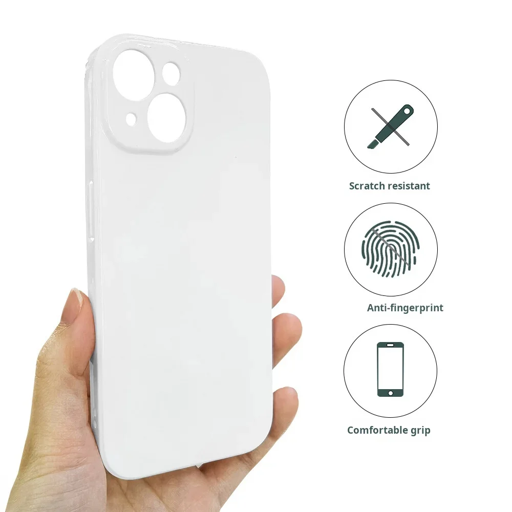 10 قطعة طبقة واحدة الحرارية نقل الحرارة فارغة ثلاثية الأبعاد طباعة التسامي جراب هاتف سليم المغلفة غطاء لامع لمجرة S24Ultra Plus