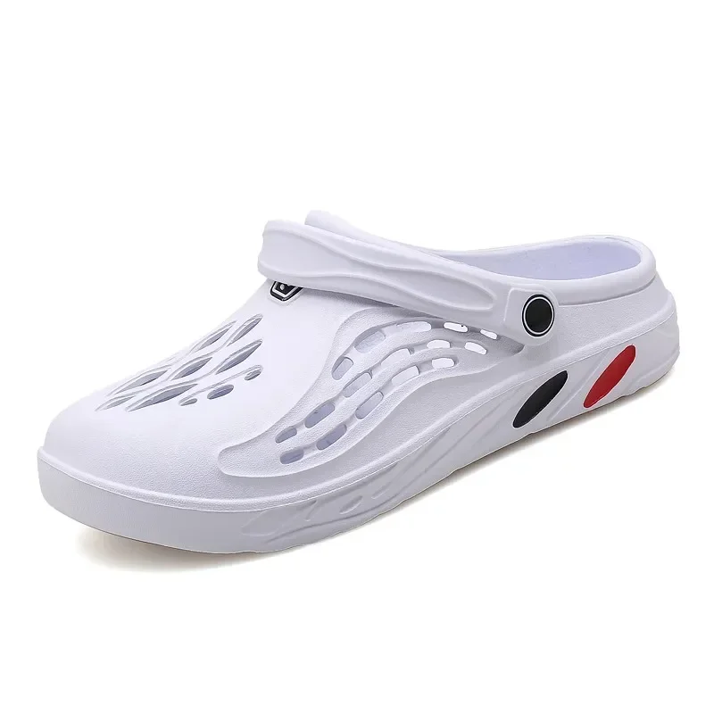

2023 EVA Summer Beach Slides Men Shoes Sandal For Male Casual Sandals Hole Garden Shoes Clogs Mans Footwear