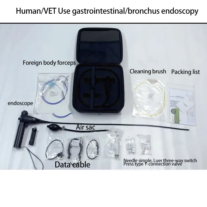 laryngoscope/ gastrointestinal/bronchus endoscopy with 360° rotation, support for iOS Android Inclusive biopsy forceps