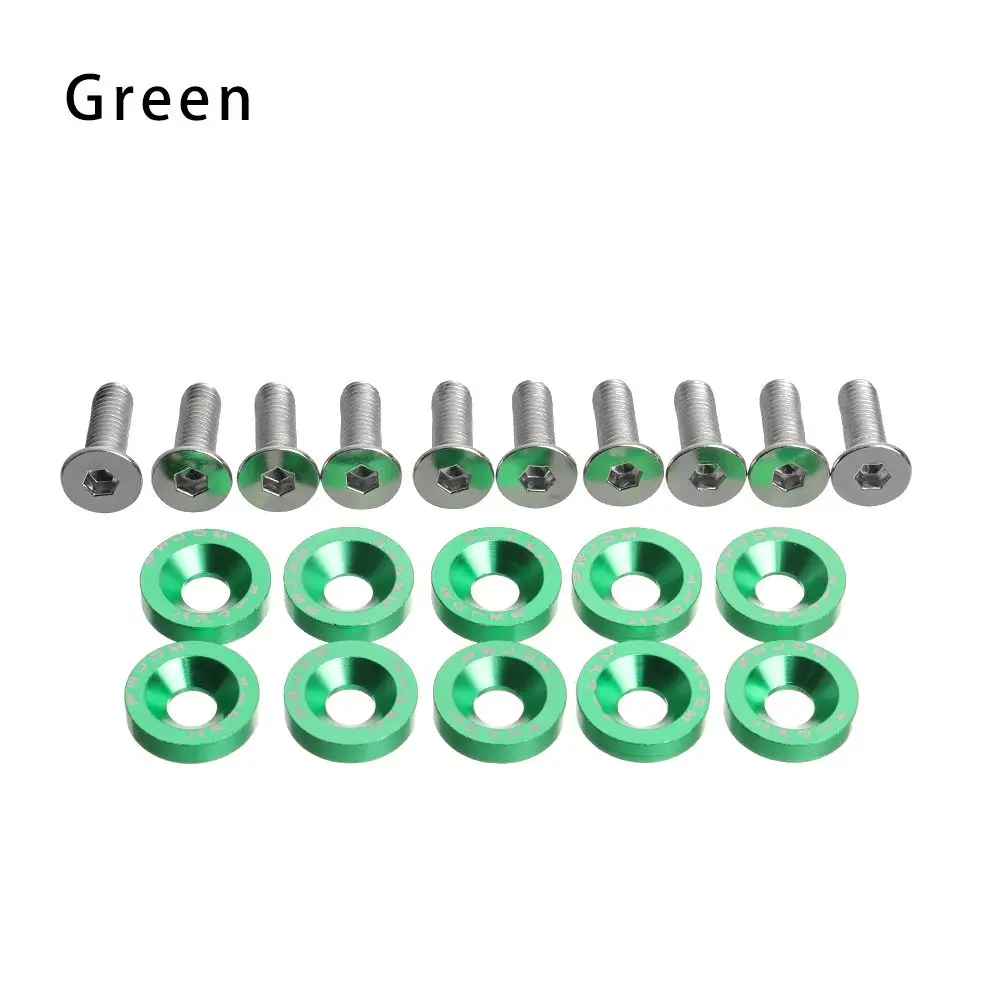 10 Stück 9 Farben Ultra Zero Thunder Eagel Roller-Befestigungselemente Schrauben Lenkerschrauben Auto dekorative Schrauben Schraubenscheiben