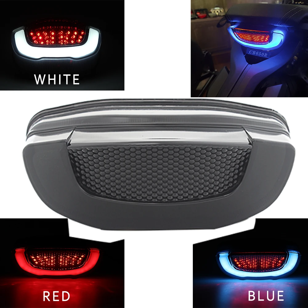 Motorcycle LED Integrated Tail Light With Turn Signal For Honda CB650R CBR650R 300R 150R Rear Brake Stop Running Indicator Lamp