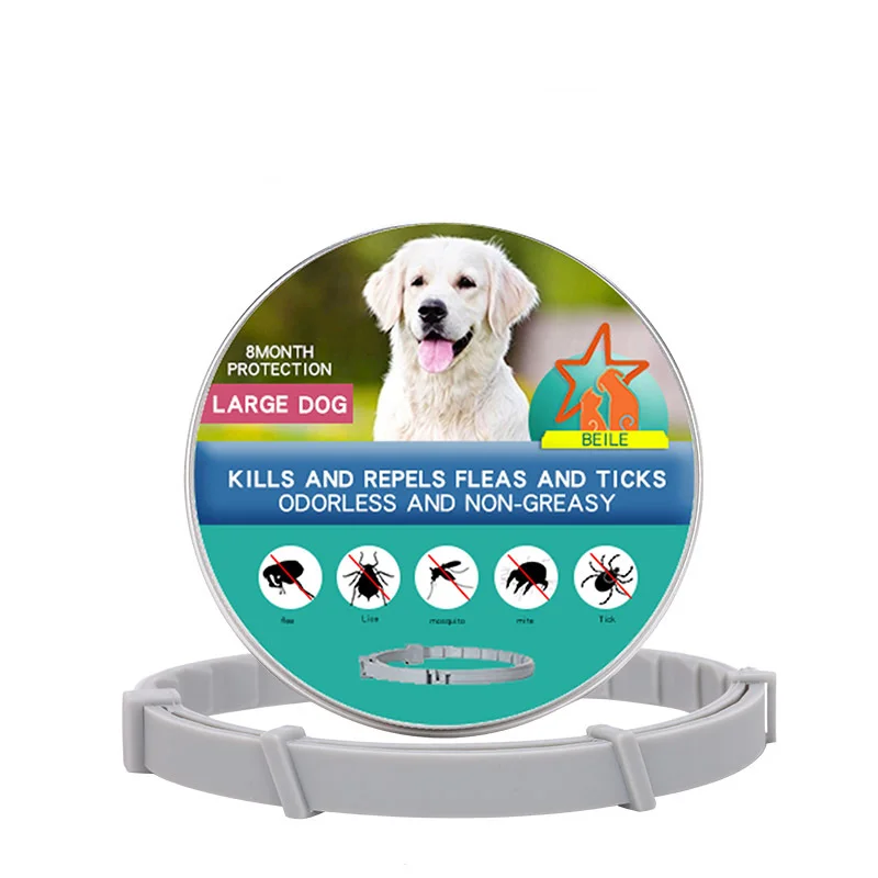 Anti Flea and Tick Collar for Cat and Dog, AntiparasParticle, Puppy, Kitten, Breakaway, Pet Accessories, 8Month Protection