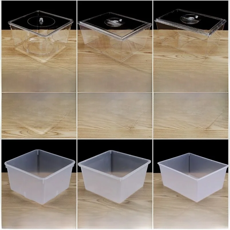 Thickened White Plastic Frame Basin Rectangular Turnover Box Vegetable Washing Turtle Basin Turtle Breeding Plastic Box
