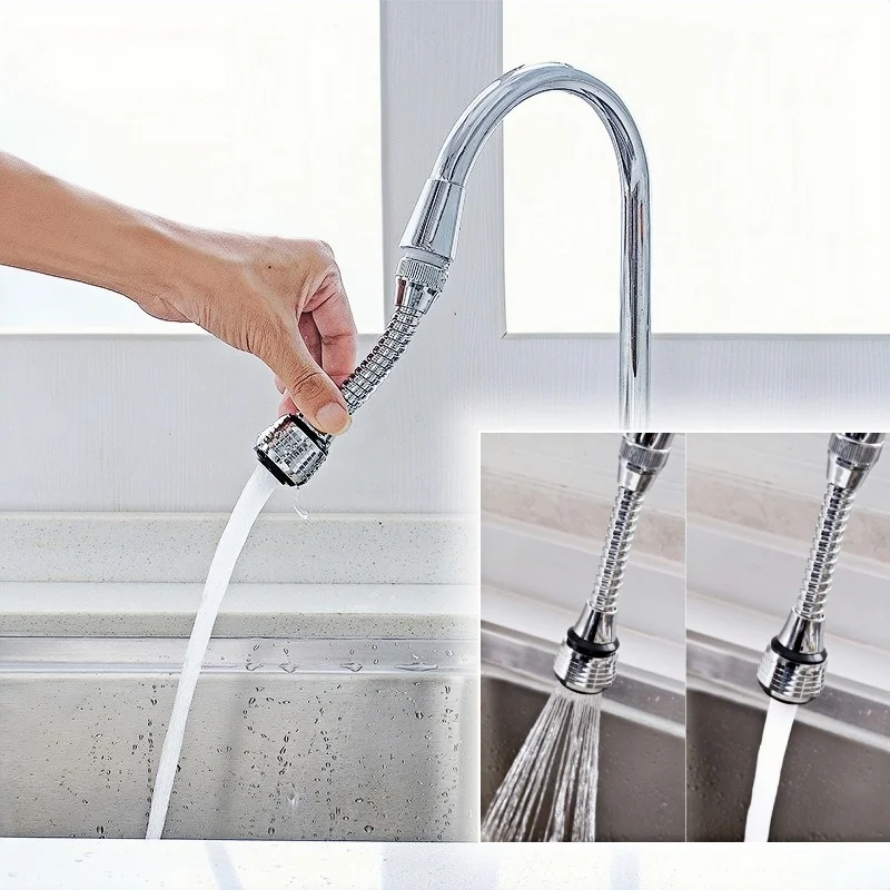 

2 Mode Faucet Extender 360Degree Rotatable Faucet Nozzle Adapter Shower Home Water Saving Kitchen Bathroom Faucet Accessories