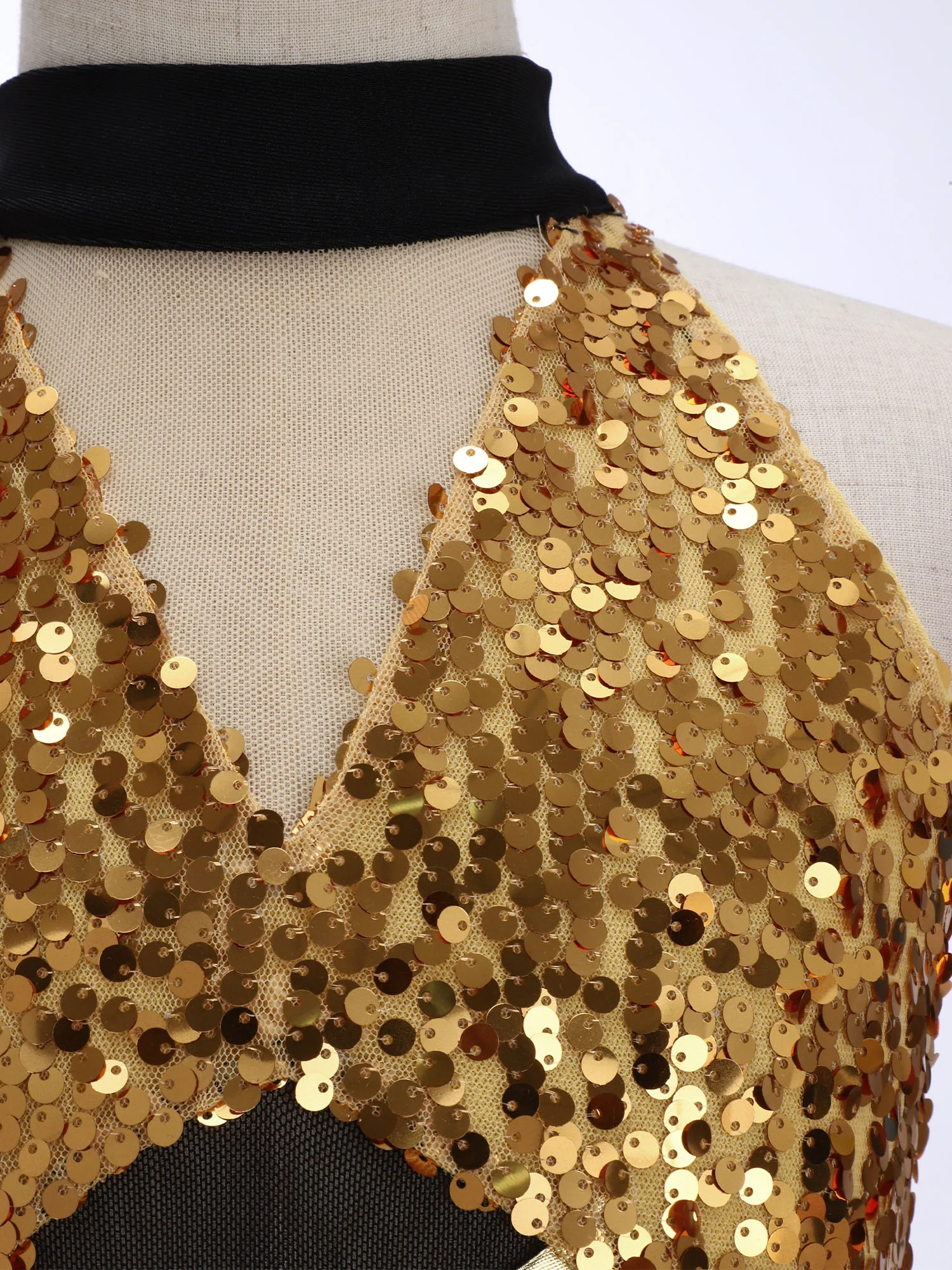 

Kids Girls Tango Latin Salsa Dance Dress Jazz Cha-cha Samba Sequins Costumes Halter Sleeveless Tassels Fringed Leotards Skirted