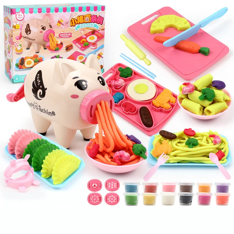 Ensemble d'outils de ticine de dessin animé pour enfants, moule exécutif en argile, overmignon, nrelyMaker, jouets à dos, 12 couleurs irrigation, nouveau