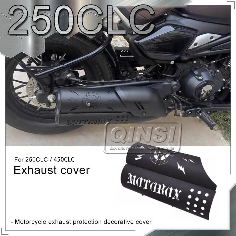 

For CFMOTO 250CL-C 450CL-C Exhaust Pipe Decorative Cover Scalding Cover Heat Insulation Cover Protective Case