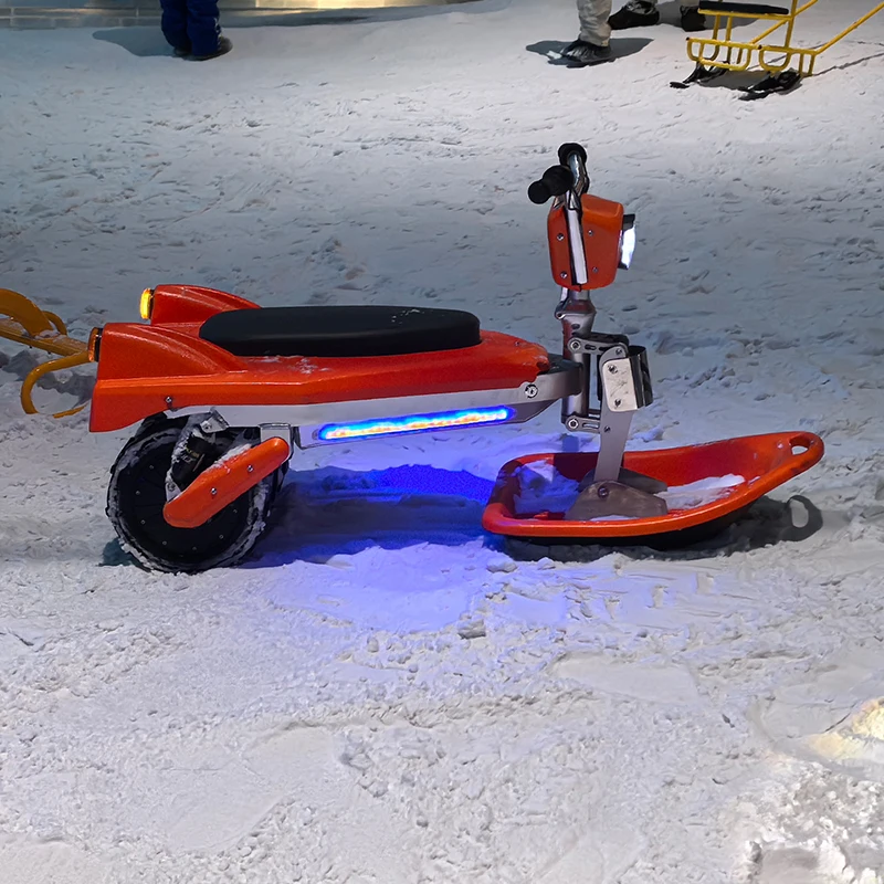 Factory Direct Premium Electric Snow Scooter Mini Snowmobile Portable Lightweight For Ski Resort Use
