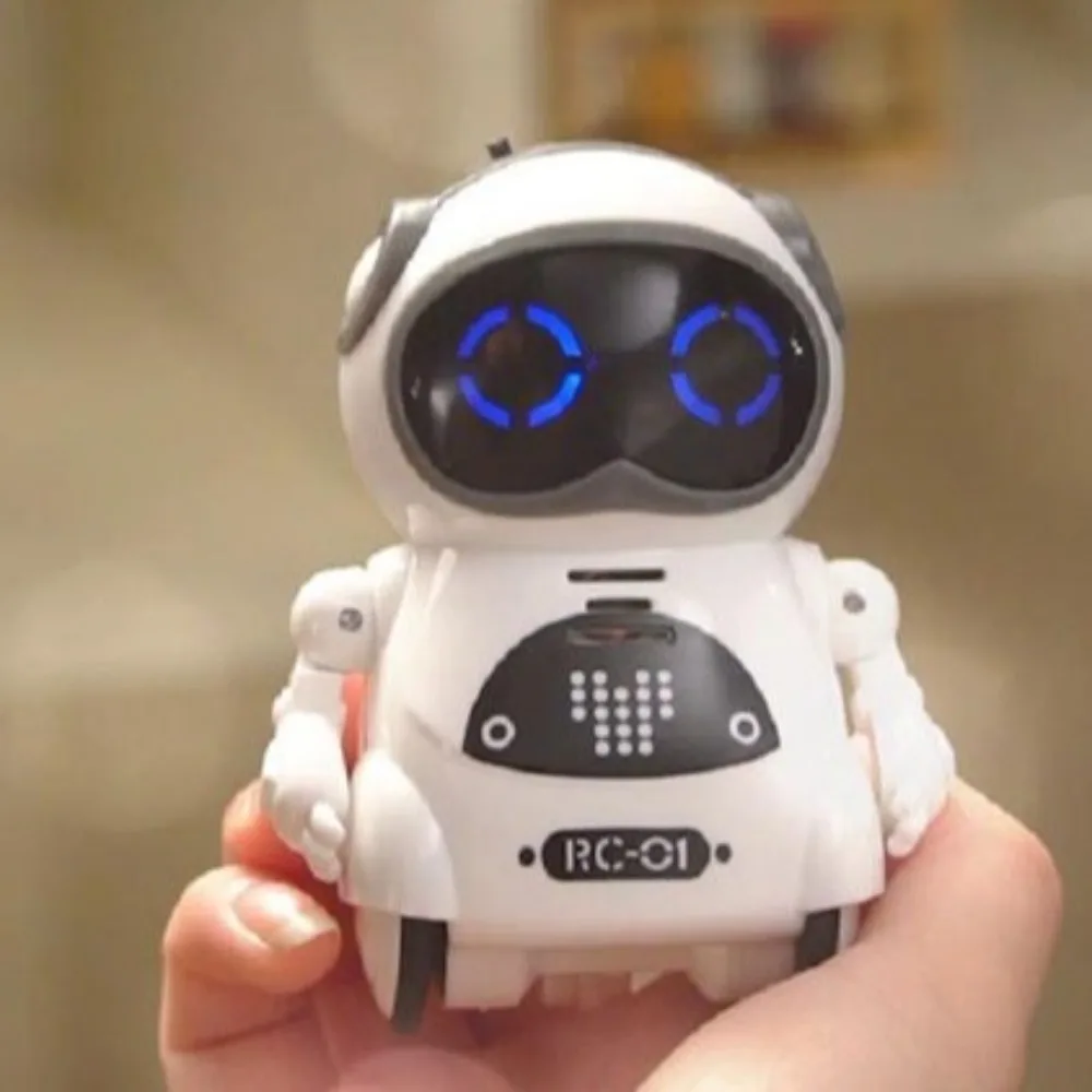 Robot intelligent multifonctionnel mignon, Dialogue interactif, danse de poche, Mini Robot de musique dynamique