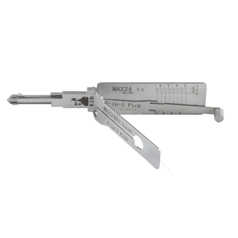 Lishi 2-in-1 MAZ24 V.3 MAZ24ig V.2 لـ Mazd/a لـ Souest لـ Haima لمسبار FOR/D 1996-1999 & Ranger 2002-2012 أدوات الأقفال