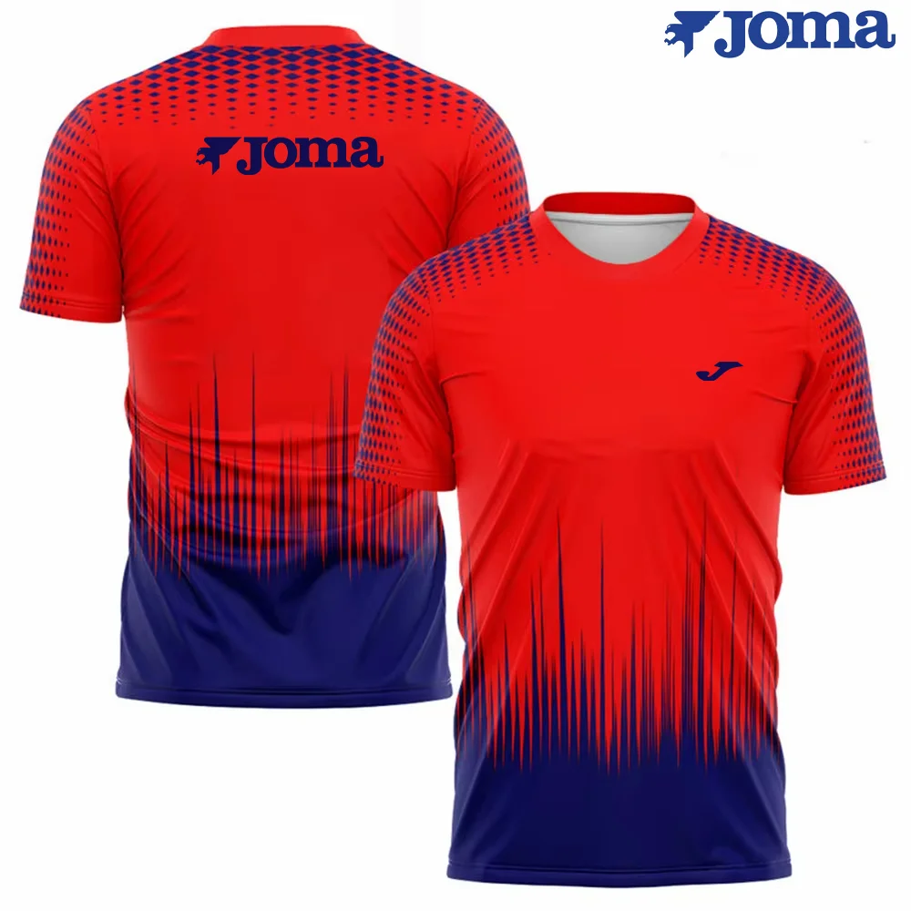 JOMA الصيف موضة ثلاثية الأبعاد تي شيرت مطبوع الرجال الرياضة في الهواء الطلق اللياقة البدنية الجري تنفس التجفيف السريع قصيرة الأكمام الموضة #2