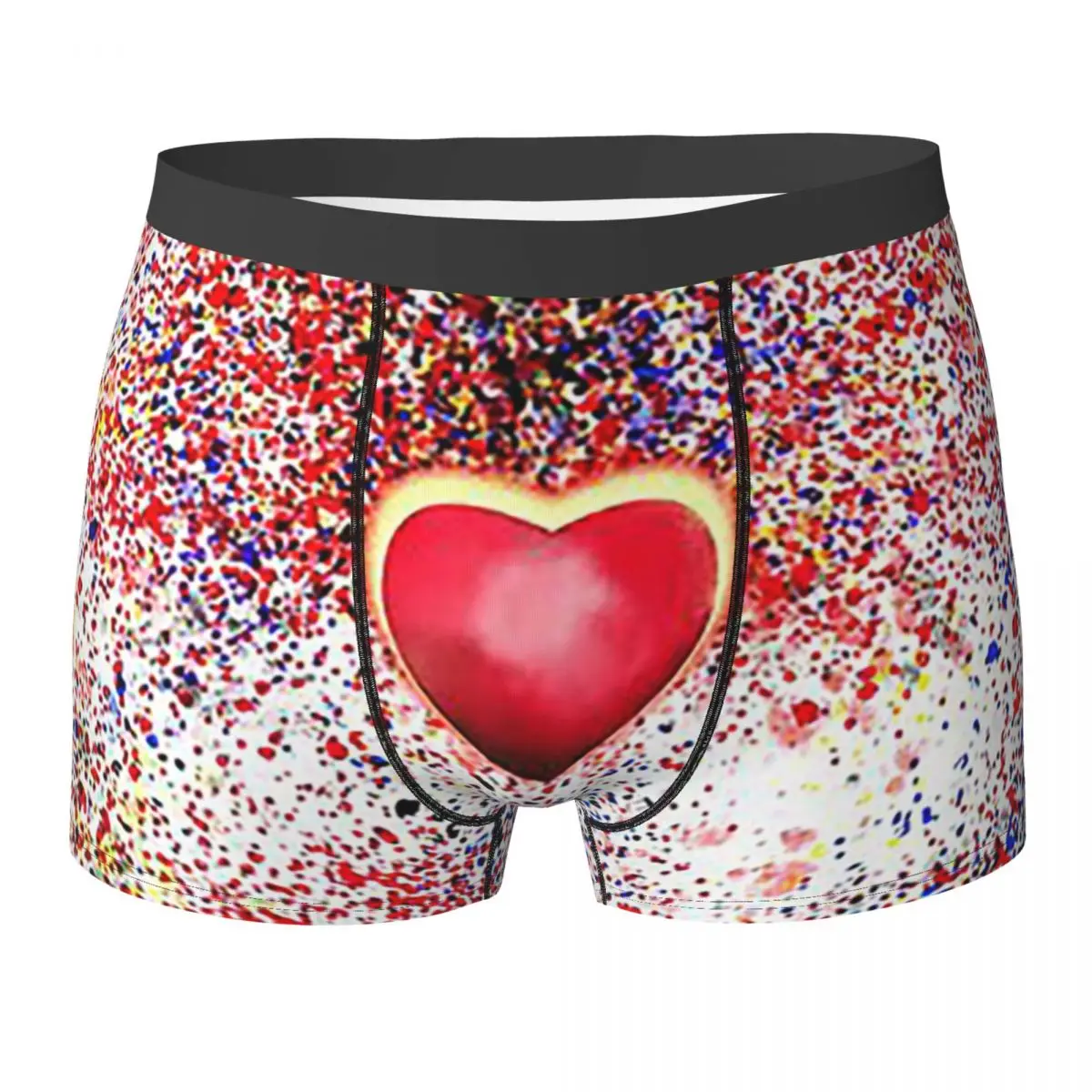 

Boxer Underpants Shorts Pizza Is My Valentine Heart Panties Men's Comfortable Underwear for Homme Man Boyfriend Gifts