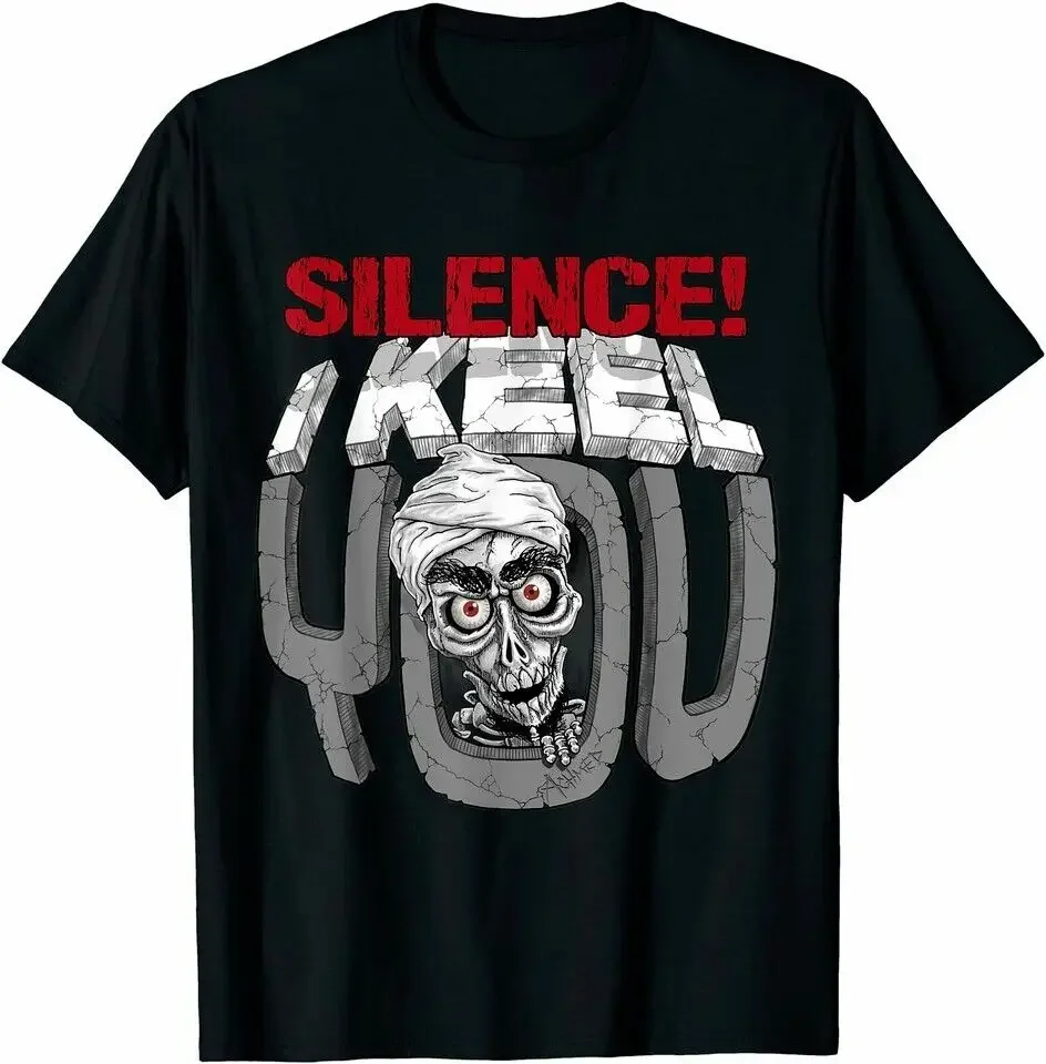 Jeff Dunham Silence! I Keel You Mineral Achmed Funny Gift Black T-Shirt