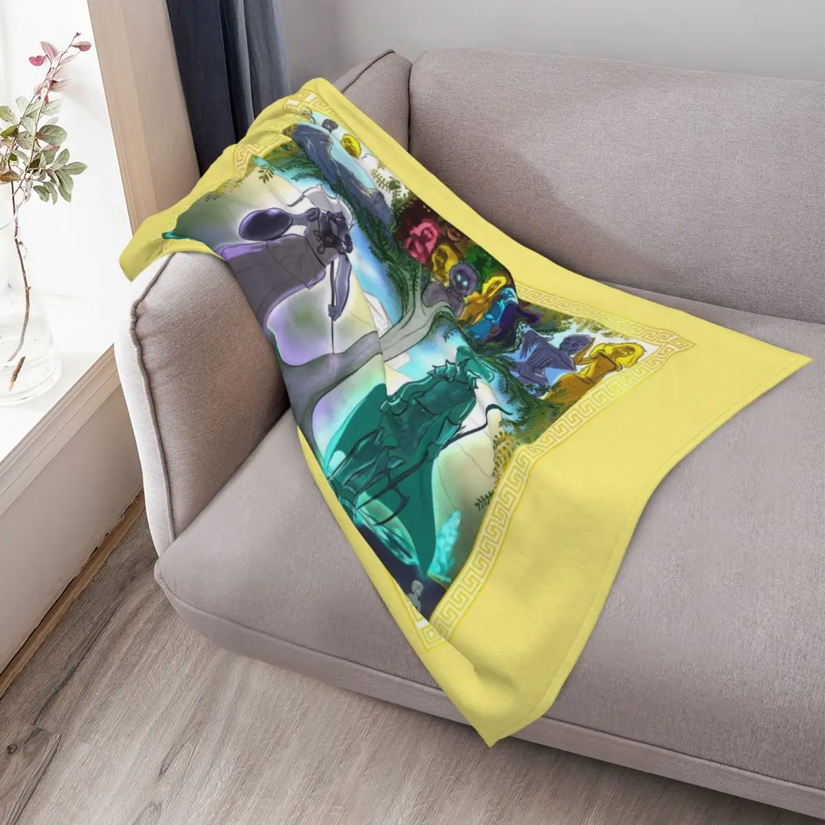 Athena's Tapestry Throw Blanket christmas gifts Vintage Flannels Moving Luxury Designer Thin Blankets 3