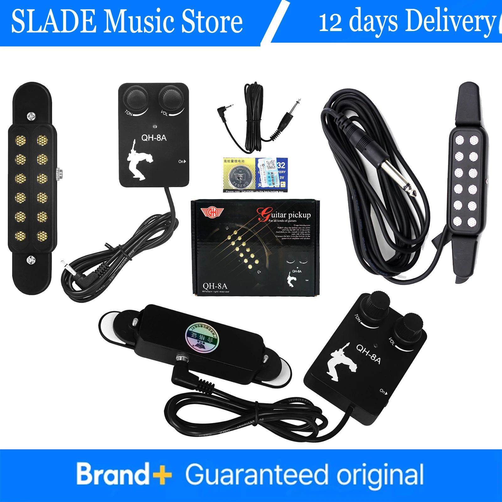 

Звукосниматель для гитары, акустическая гитара, звукосниматель с звуковым отверстием, магнитный звукосниматель с аудиокабелем, регулятор громкости тона, прочные аксессуары для гитары