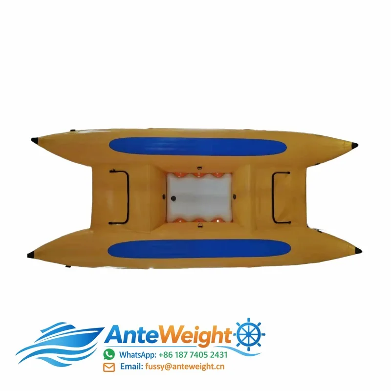 PVC River Surfing Fishing Inflatable Catamaran Rafting Boat for Sale