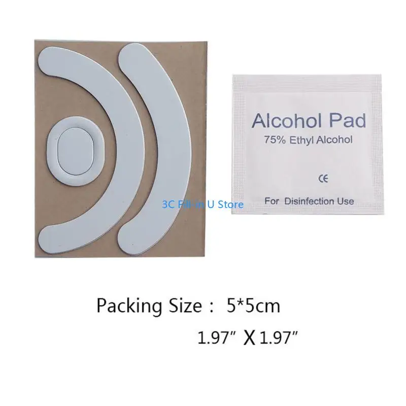 G8TA Gaming Mouse Skates Изогнутая круглая края наклейка на мыши для мышей G403 G603 G703 мышей против скольжения