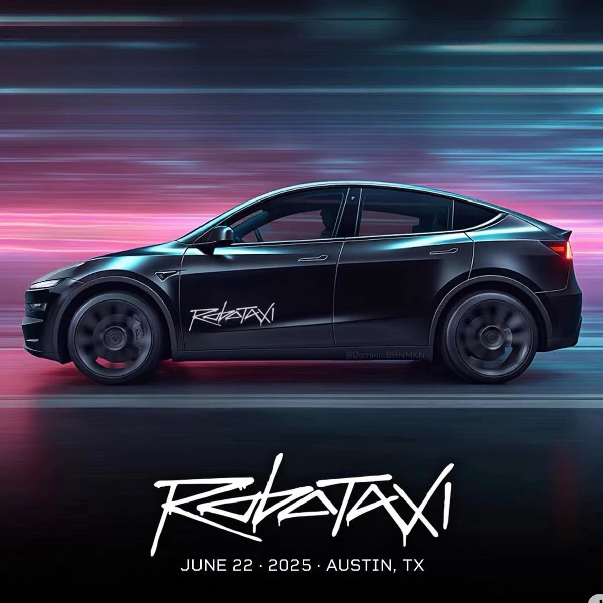 

Suitable for Tesla Body Stickers Robotaxi Door Letter Stickers Cybercab Stickers