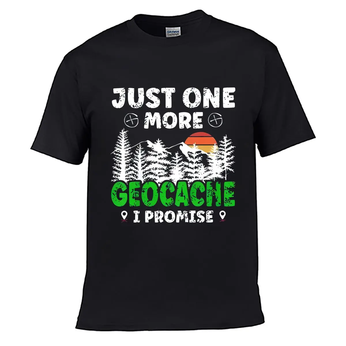 Geocache Outdoor Hobby Design short-sleeved T-shirt