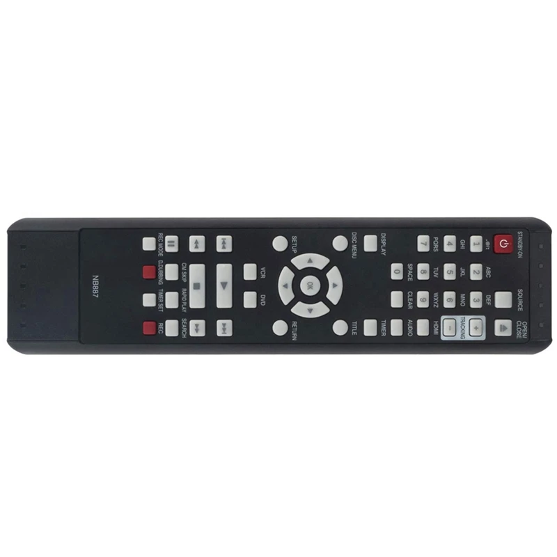 NB887UD NB887 Remote Control Replacement For Magnavox DVD VCR Combo Player ZV427MG9A RZV427MG9 ZV427MG9 RZV427MG9A Spare Parts