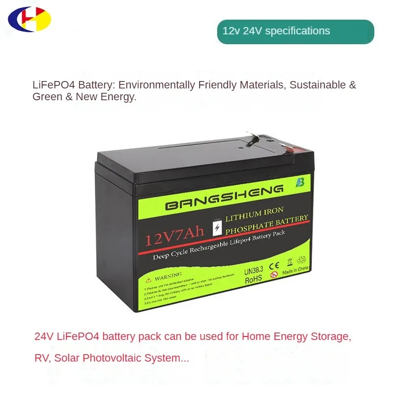 12V 24V LiFePo4 100Ah 200Ah Battery Pack Lithium Iron Phosphate Batteries Built-in BMS For Solar Boat RV Golf Cart Backup Power