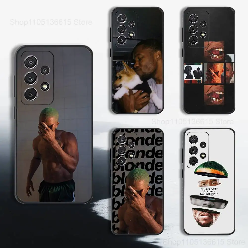 

Cool F-Frank O-OCEAN Singer Case For Samsung S25,S24,S23,S22,S21,S20,S10,S9,Ultra,Plus,Lite,FE,Soft Silicone Black Cover