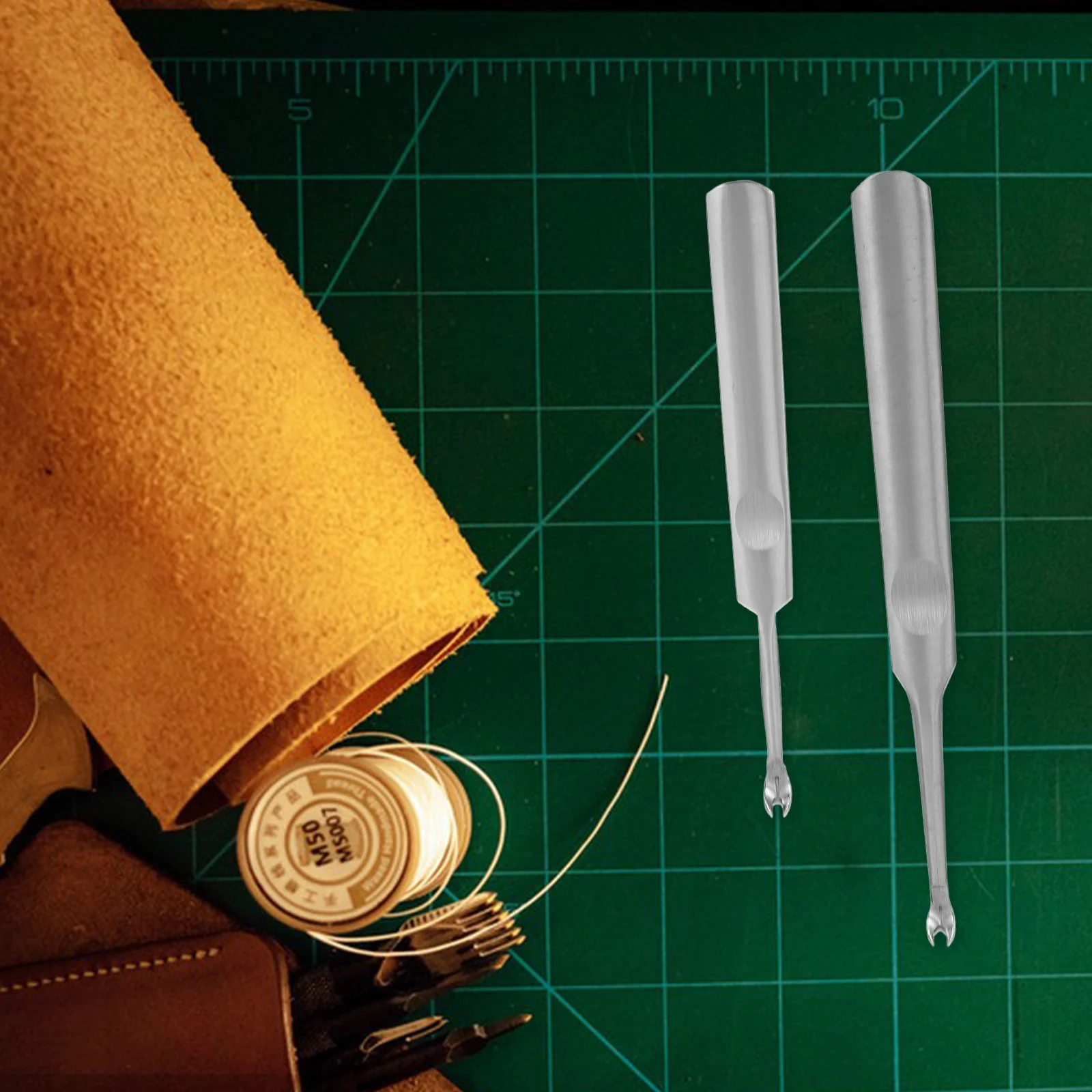 

2Pcs Grooving Tool Stainless Steel Hand Working Groover for Precise Trimming and Versatile Use 95u 115u