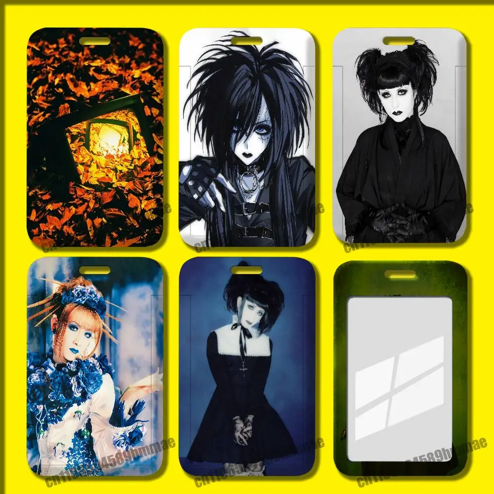 For Mana Sama Malice Mizer Au Revoir Employee ID Card Holder Office Badge Student Bank Work Credit Holders Hard Case Shell