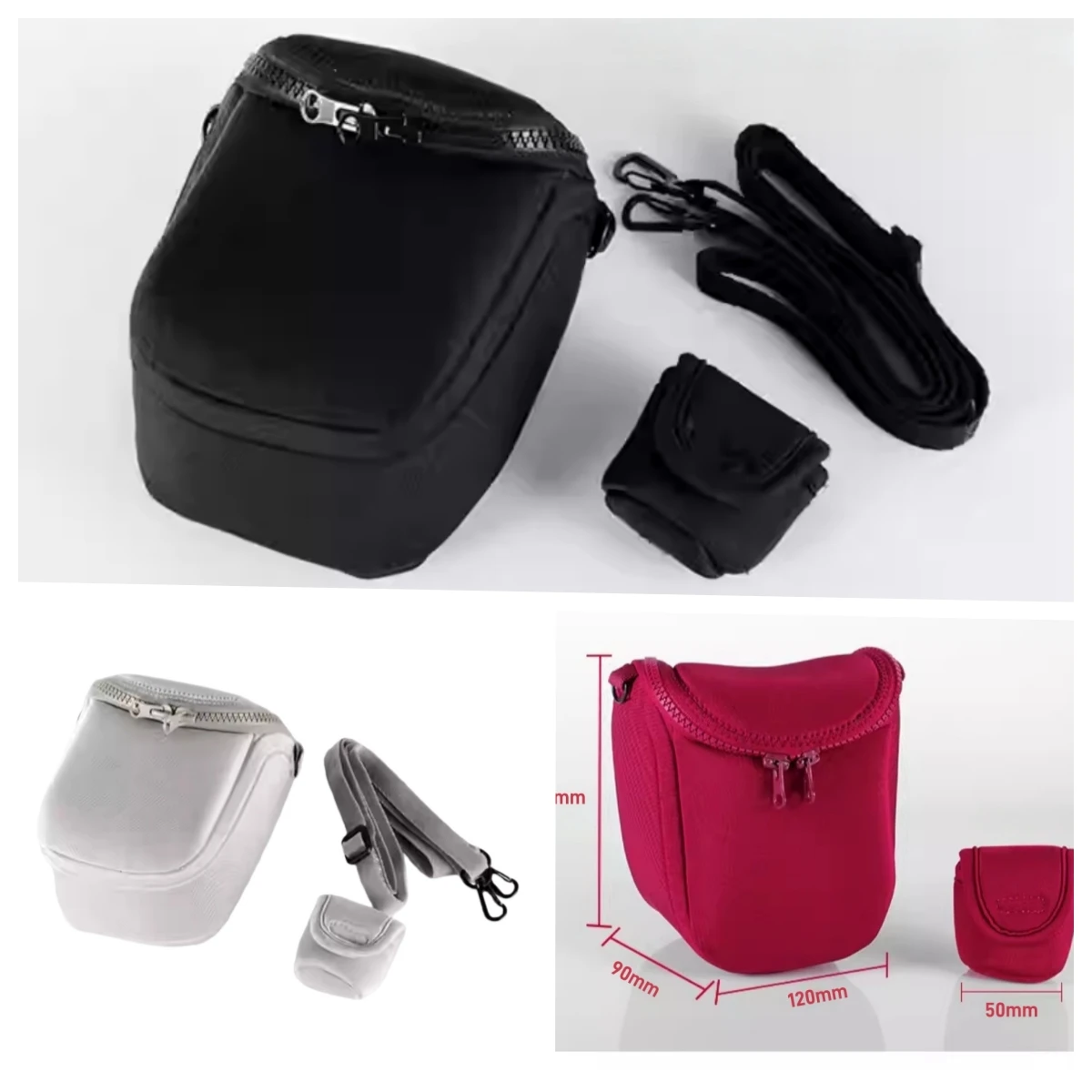 Portable Camera Package Soft Case Inner Small Bag for Sony Mirrorless Cameras A6500 A5100 A6000 A6300 A6400 A6600 NEX5TR NEX