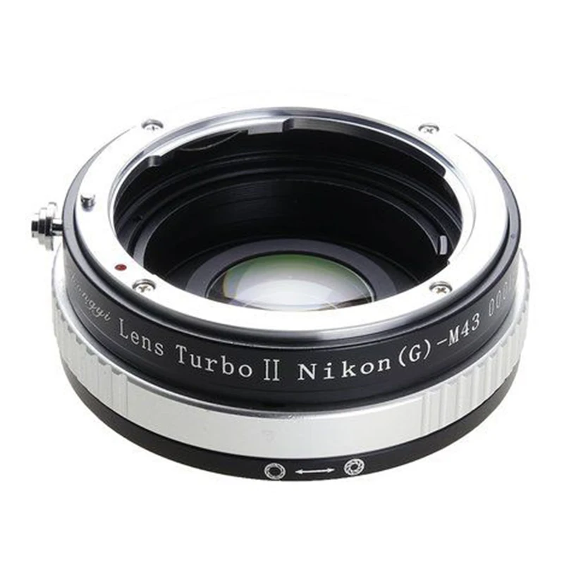 Zhongyi Mitakon NG-M43 Adapter Focus Reduction Light Increase Adapter Ring for Nikon Lens to Olympus Panasonic M43 Camera